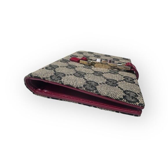 Gucci GG Supreme Monogram Bifold Jackie Wallet - Picture 3 of 10